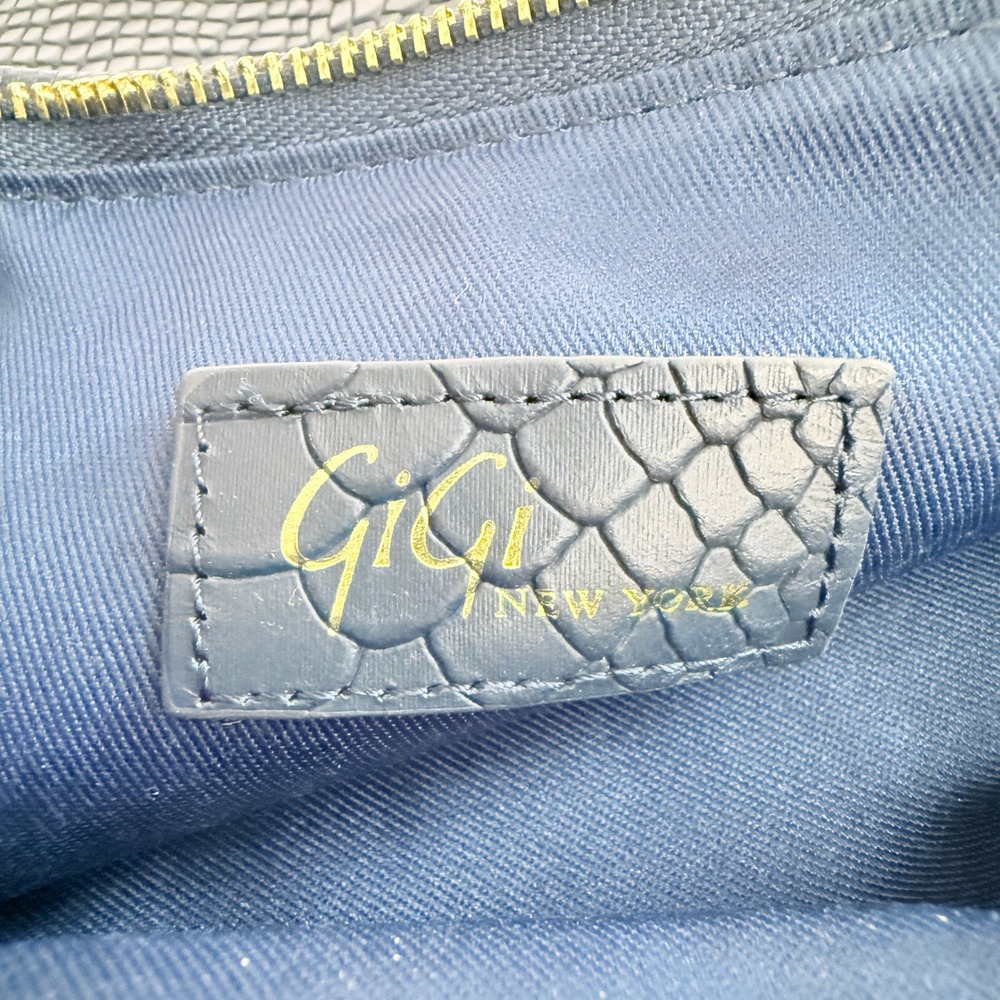 Gigi New York Python Embossed Foldover Tassel Cro… - image 6